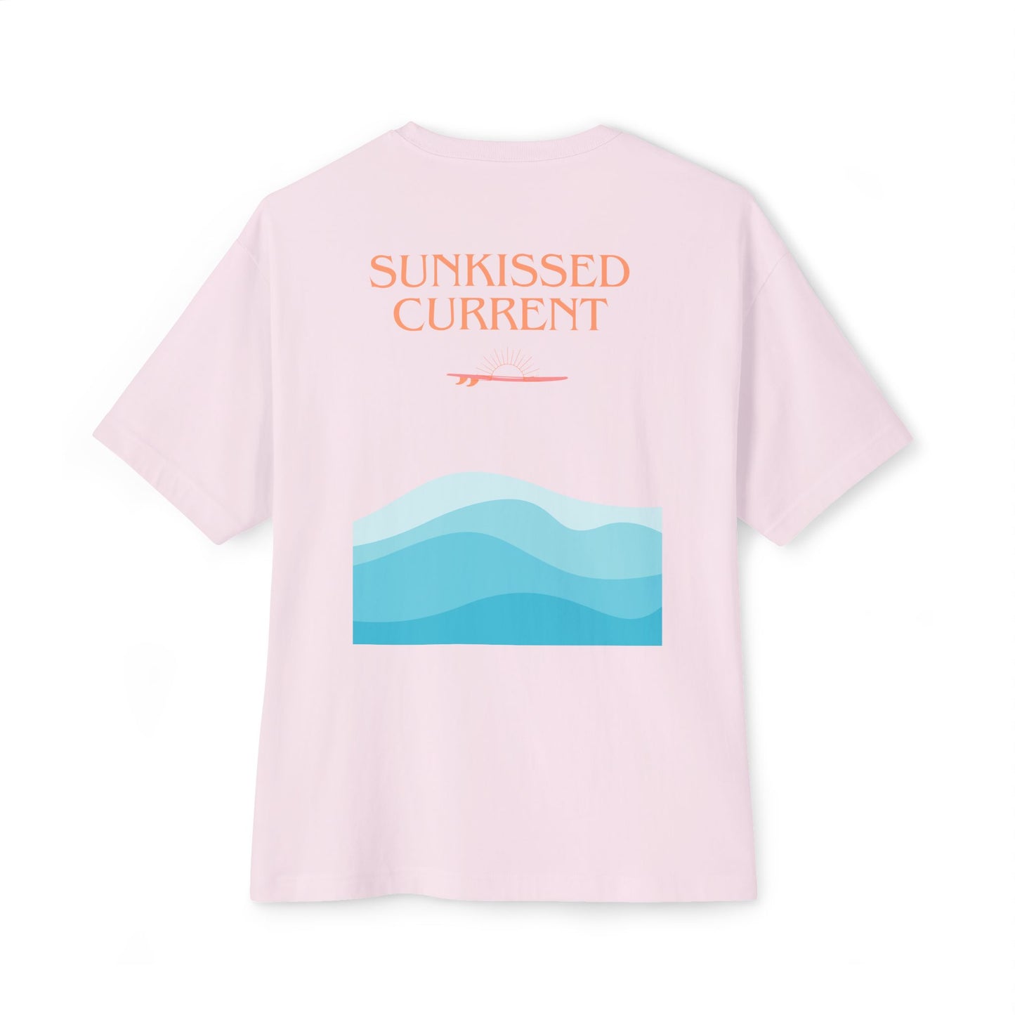 Sunkissed Current Oversized Tee - Beachy Vibes Unisex T-Shirt