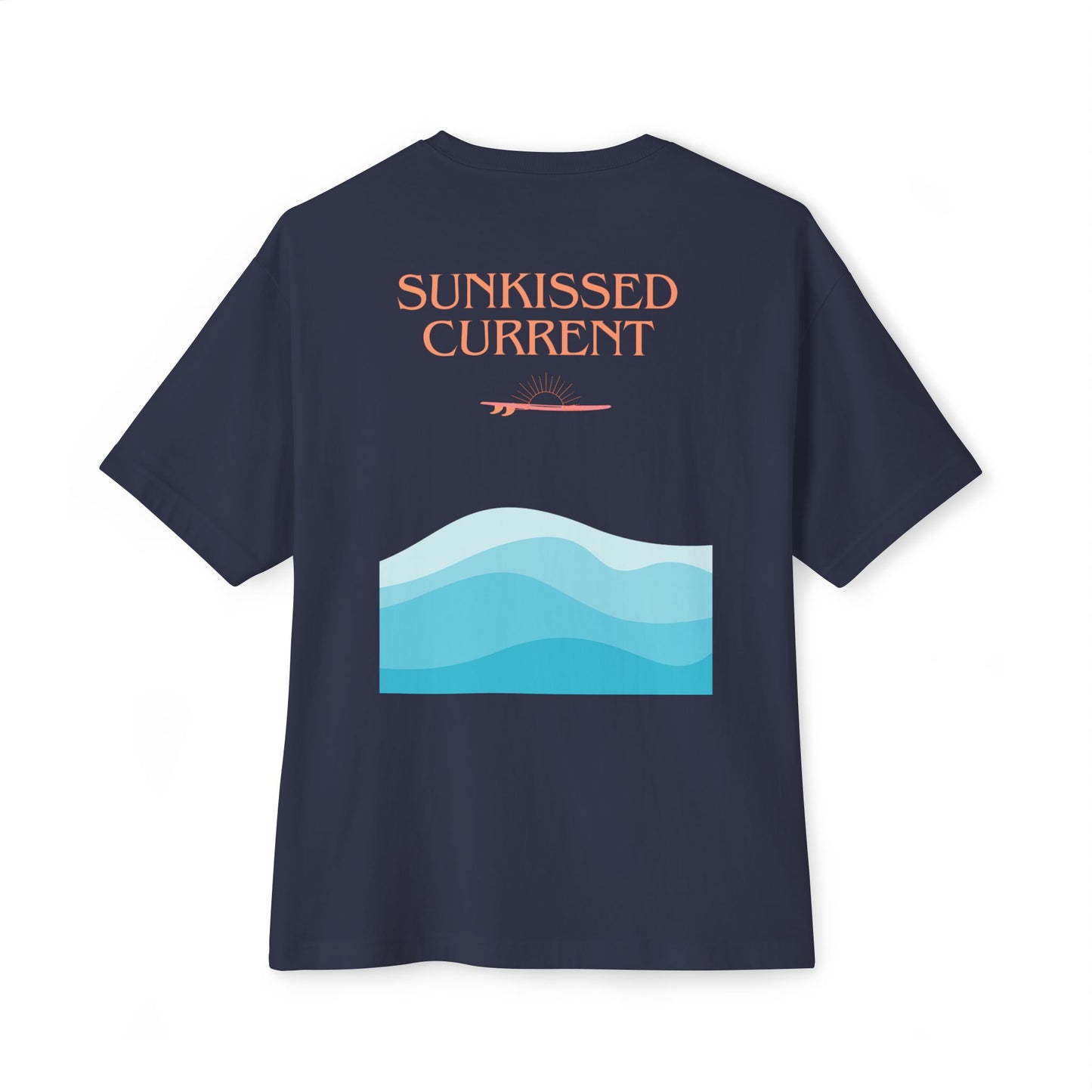 Sunkissed Current Oversized Tee - Beachy Vibes Unisex T-Shirt
