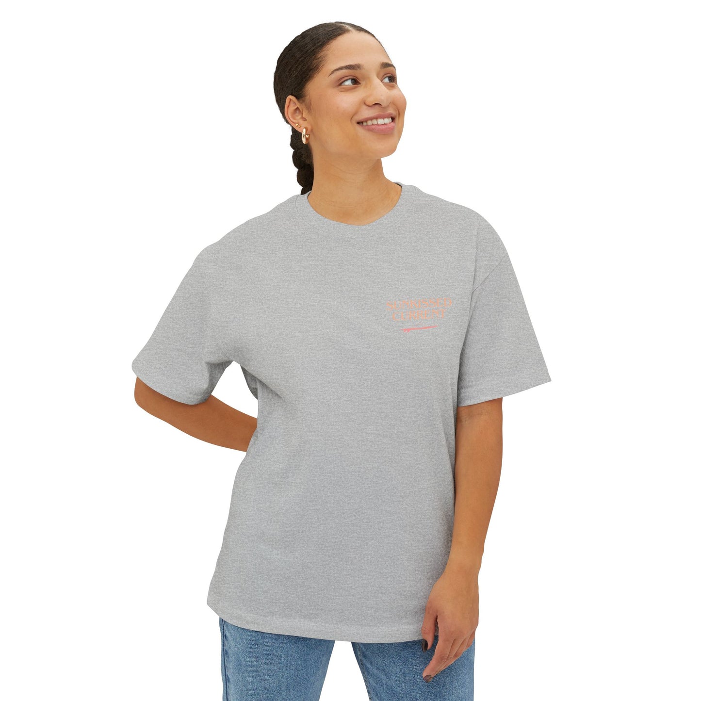Sunkissed Current Oversized Tee - Beachy Vibes Unisex T-Shirt