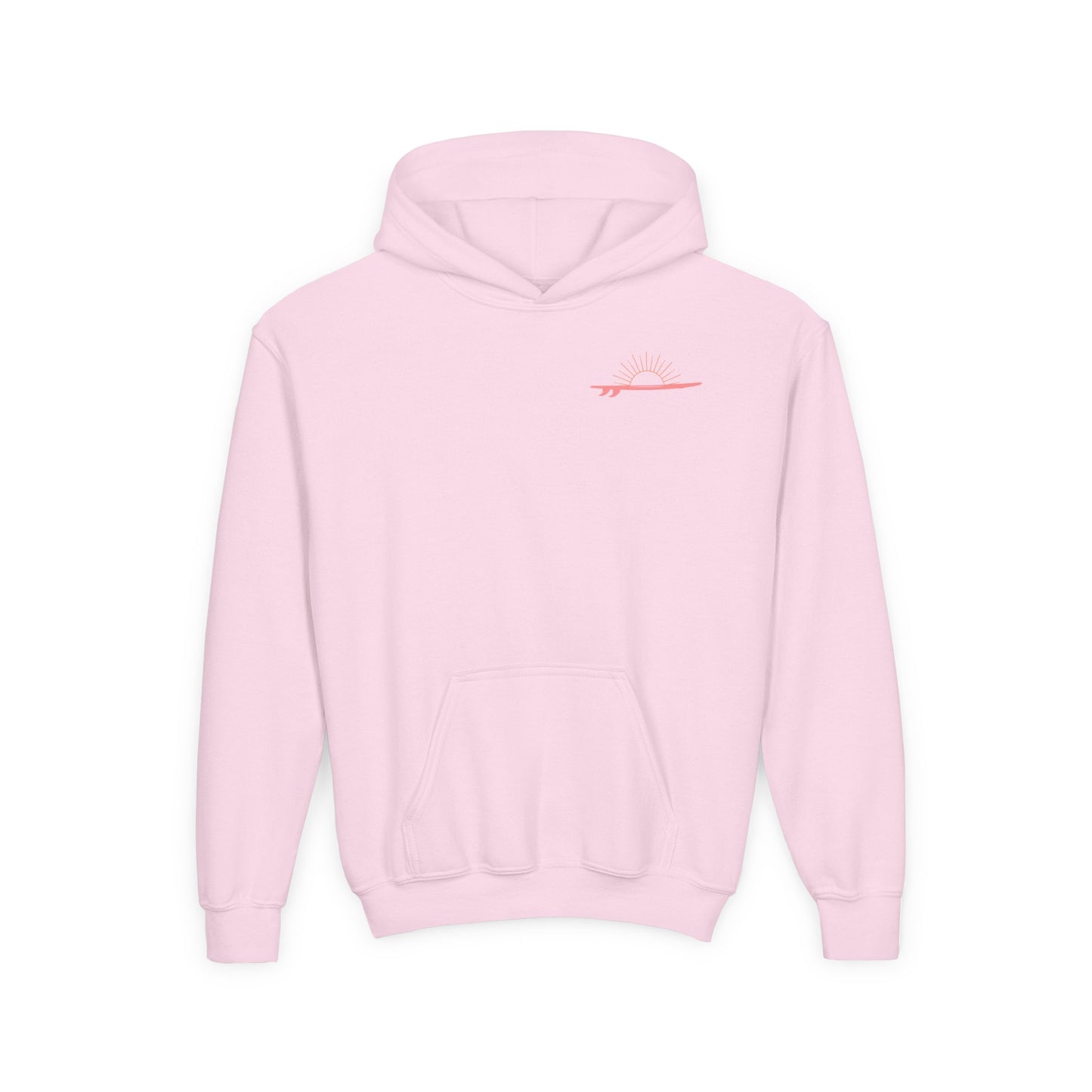 Youth Heavy Blend Hooded Sweatshirt - Sunkissed Current Youth