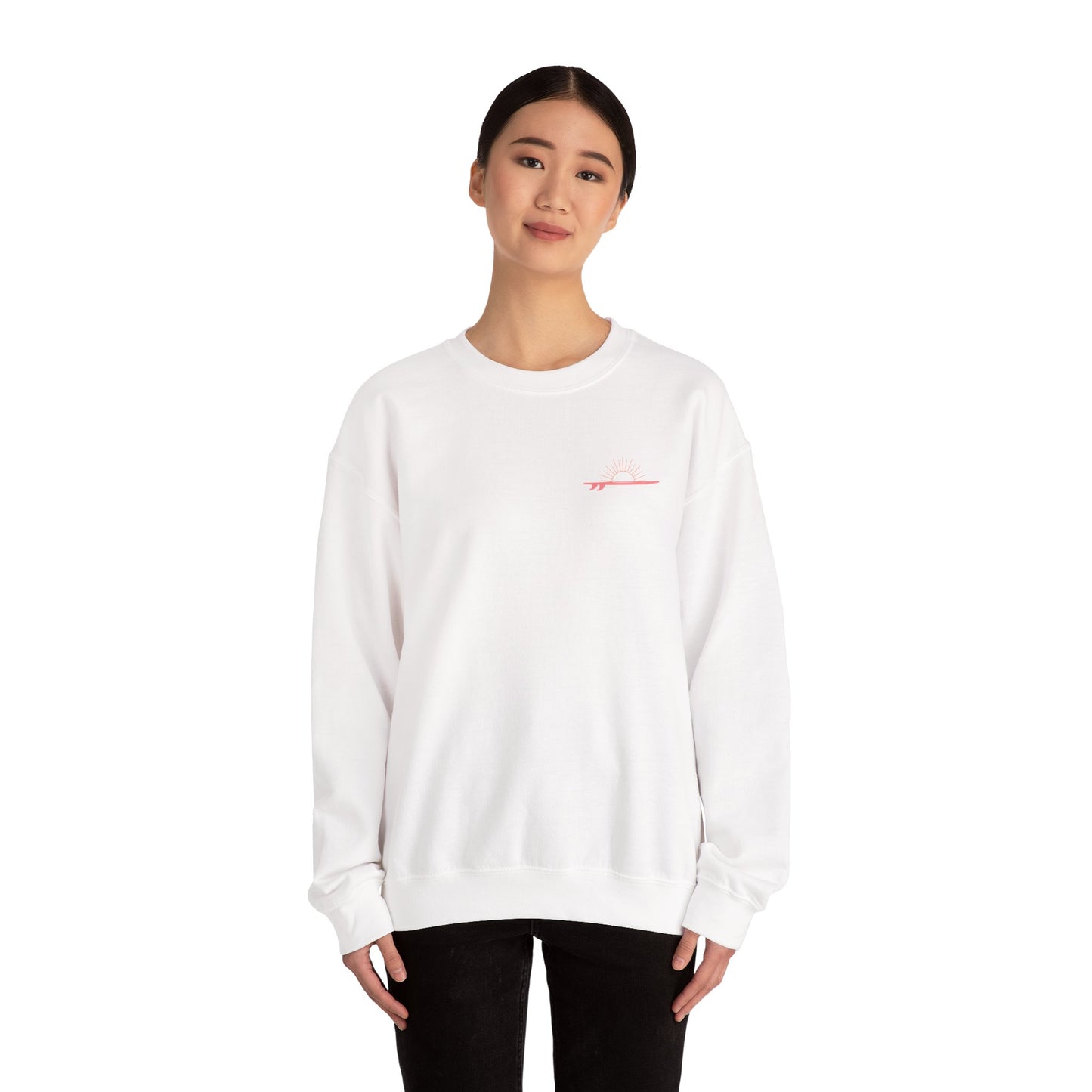 Unisex Heavy Blend™ Crewneck Sweatshirt - Sunkissed Current Design