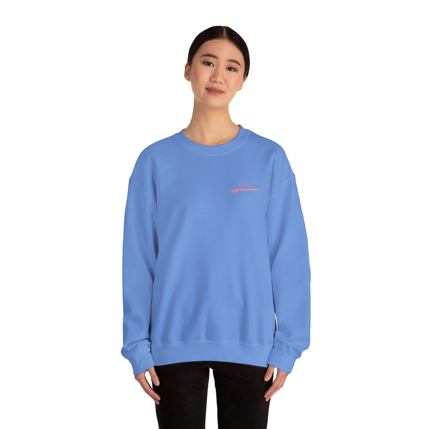 Unisex Heavy Blend™ Crewneck Sweatshirt - Sunkissed Current Design