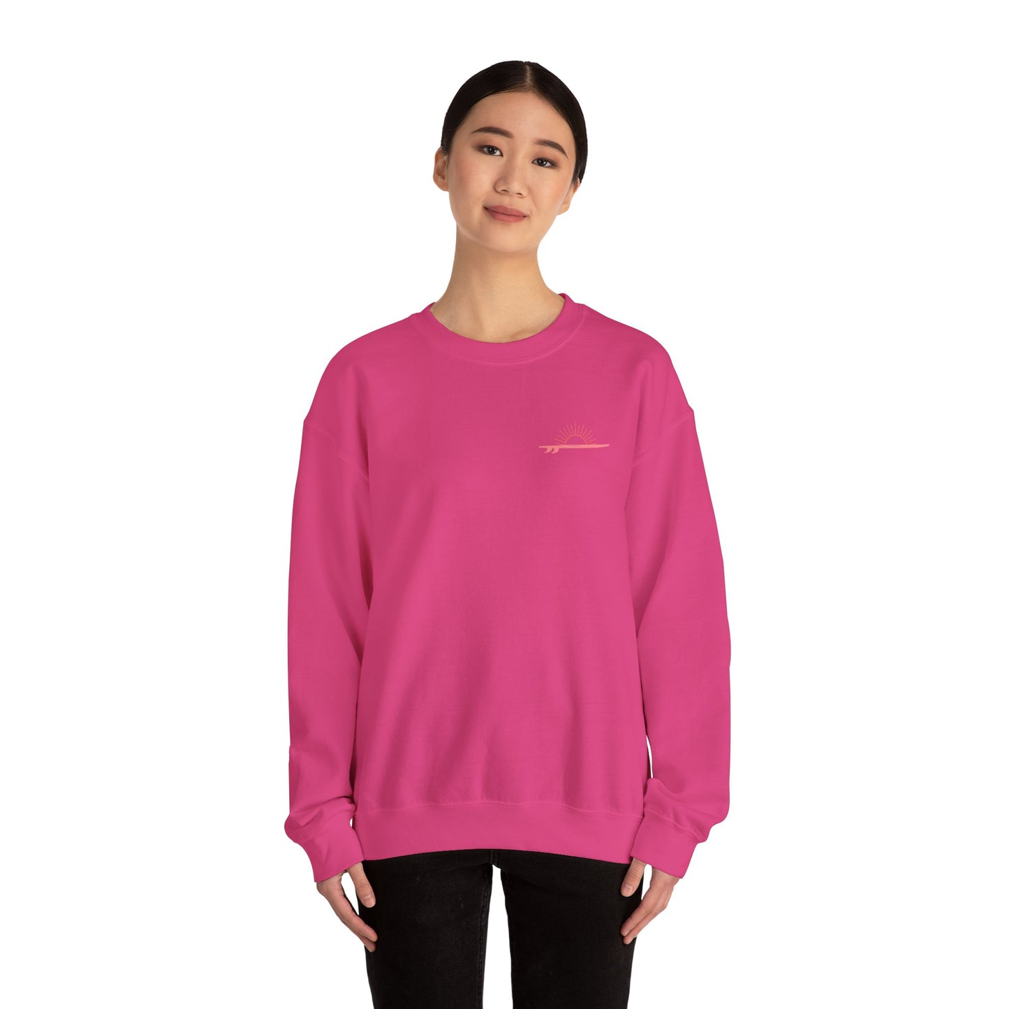 Unisex Heavy Blend™ Crewneck Sweatshirt - Sunkissed Current Design