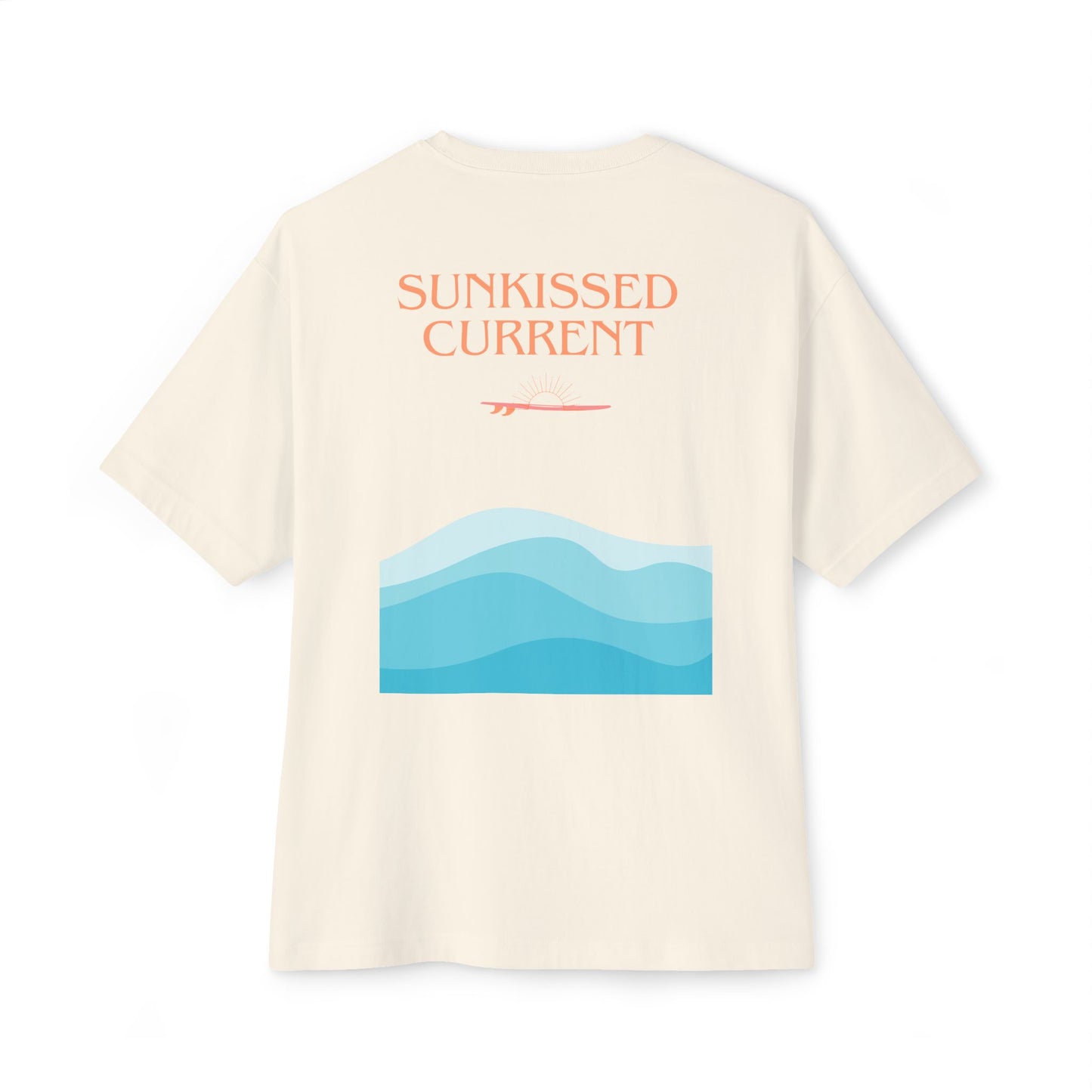 Sunkissed Current Oversized Tee - Beachy Vibes Unisex T-Shirt