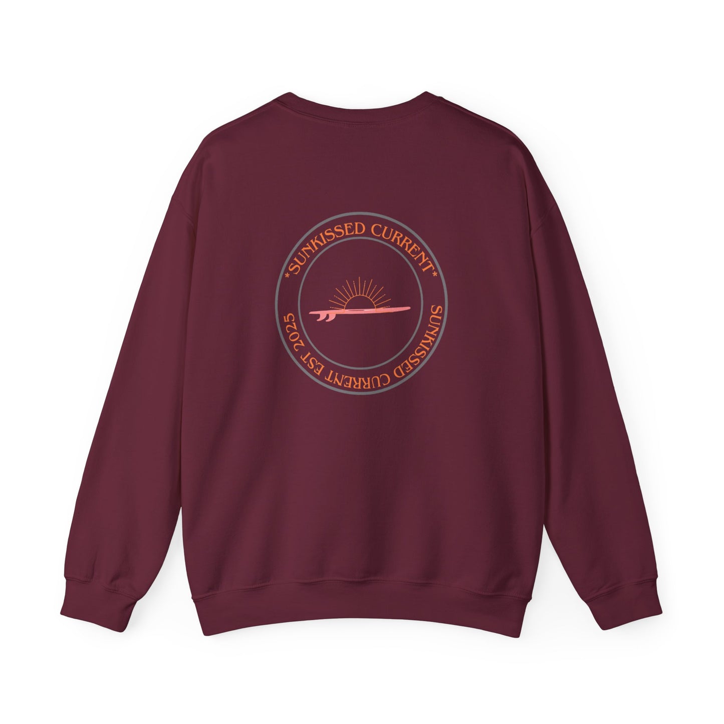 Unisex Heavy Blend™ Crewneck Sweatshirt - Sunkissed Current Design