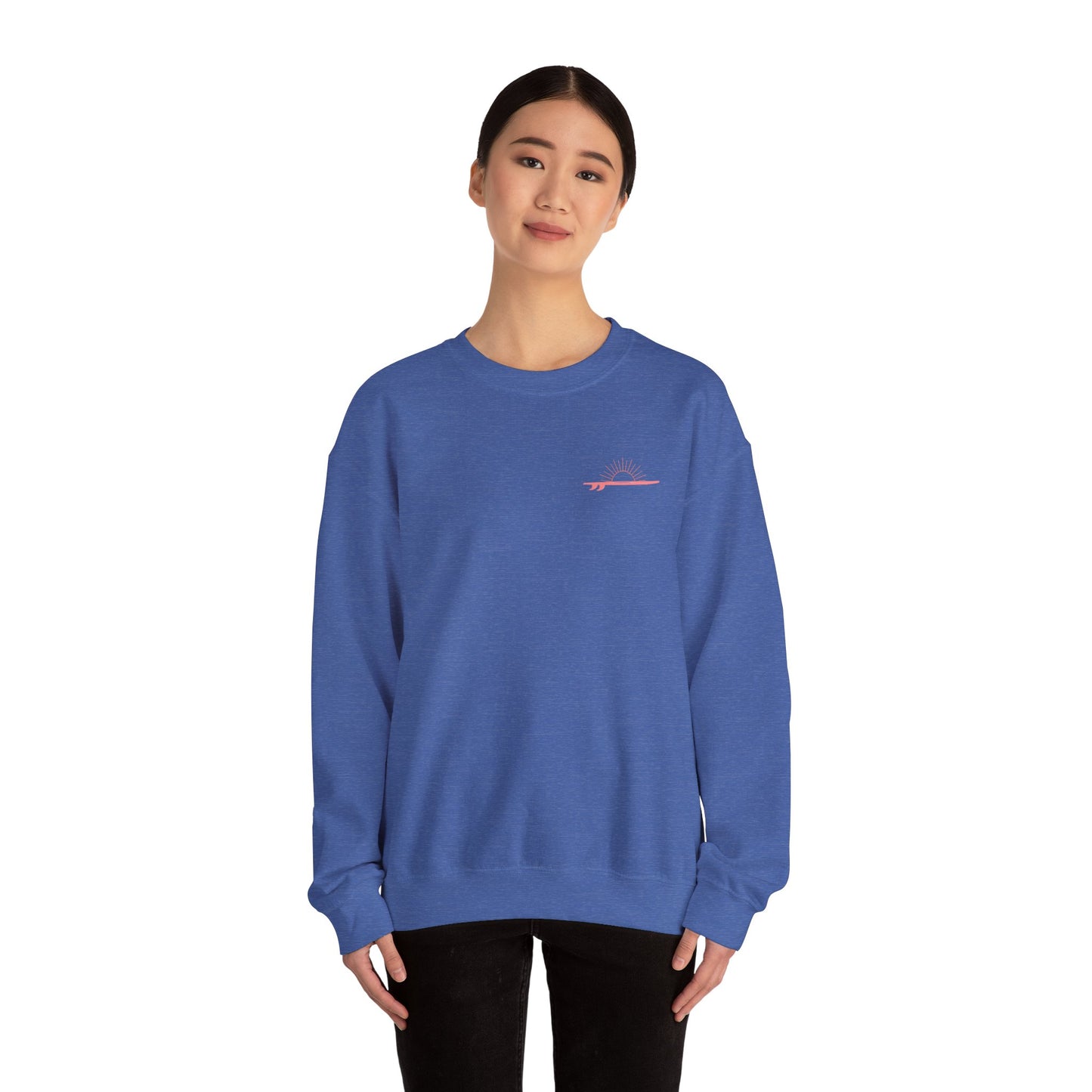 Unisex Heavy Blend™ Crewneck Sweatshirt - Sunkissed Current Design
