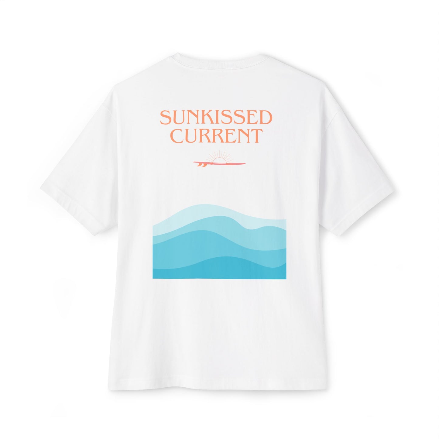 Sunkissed Current Oversized Tee - Beachy Vibes Unisex T-Shirt