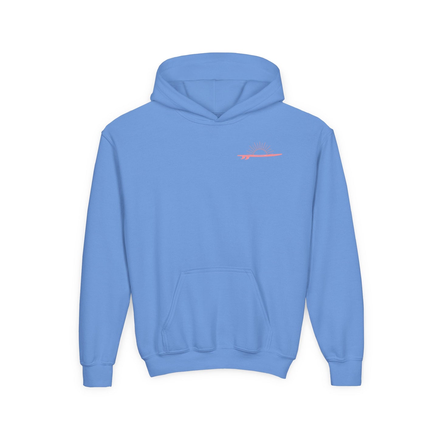 Youth Heavy Blend Hooded Sweatshirt - Sunkissed Current Youth