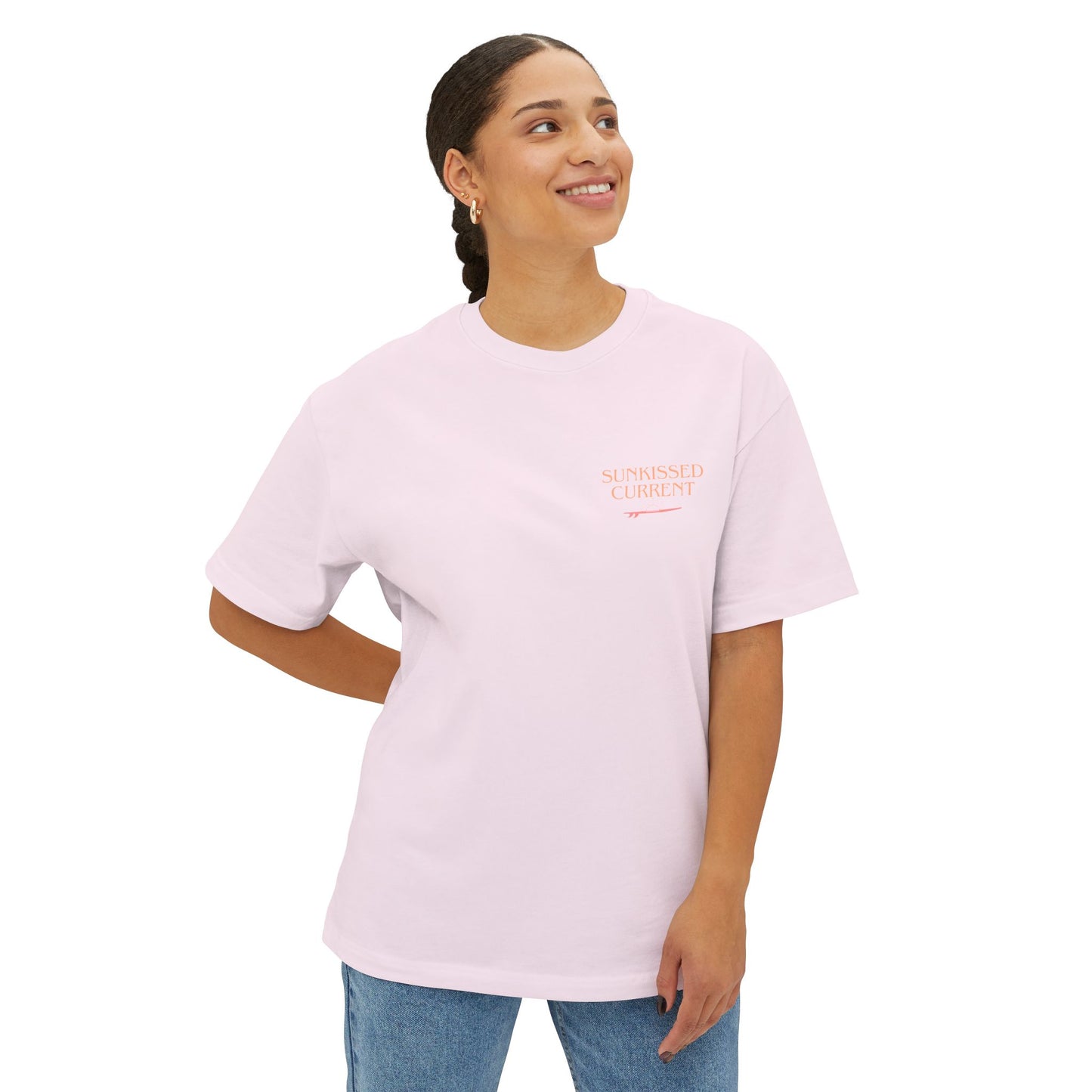 Sunkissed Current Oversized Tee - Beachy Vibes Unisex T-Shirt